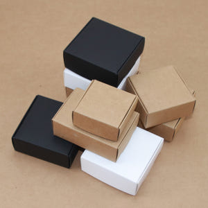 무지 미니 박스 선물 포장 상자 답례품 쿠키 비누 소형 종이 단상자 크라... 실사용 후기 | 효과 있을까? - 상품 이미지 2