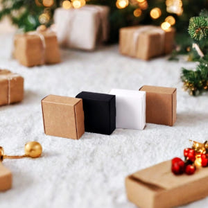 무지 미니 박스 선물 포장 상자 답례품 쿠키 비누 소형 종이 단상자 크라... 실사용 후기 | 효과 있을까? - 상품 이미지 1