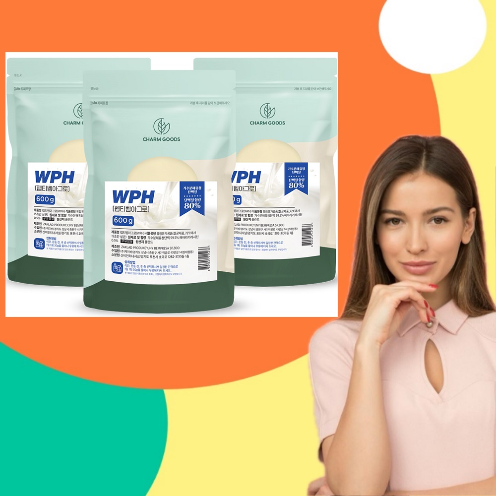 가수분해유청 단백질 WPH 펩티벰아그로 600g 3개 - 메인 이미지