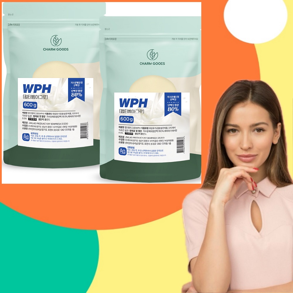 가수분해유청 단백질 WPH 펩티벰아그로 600g 2개 - 메인 이미지