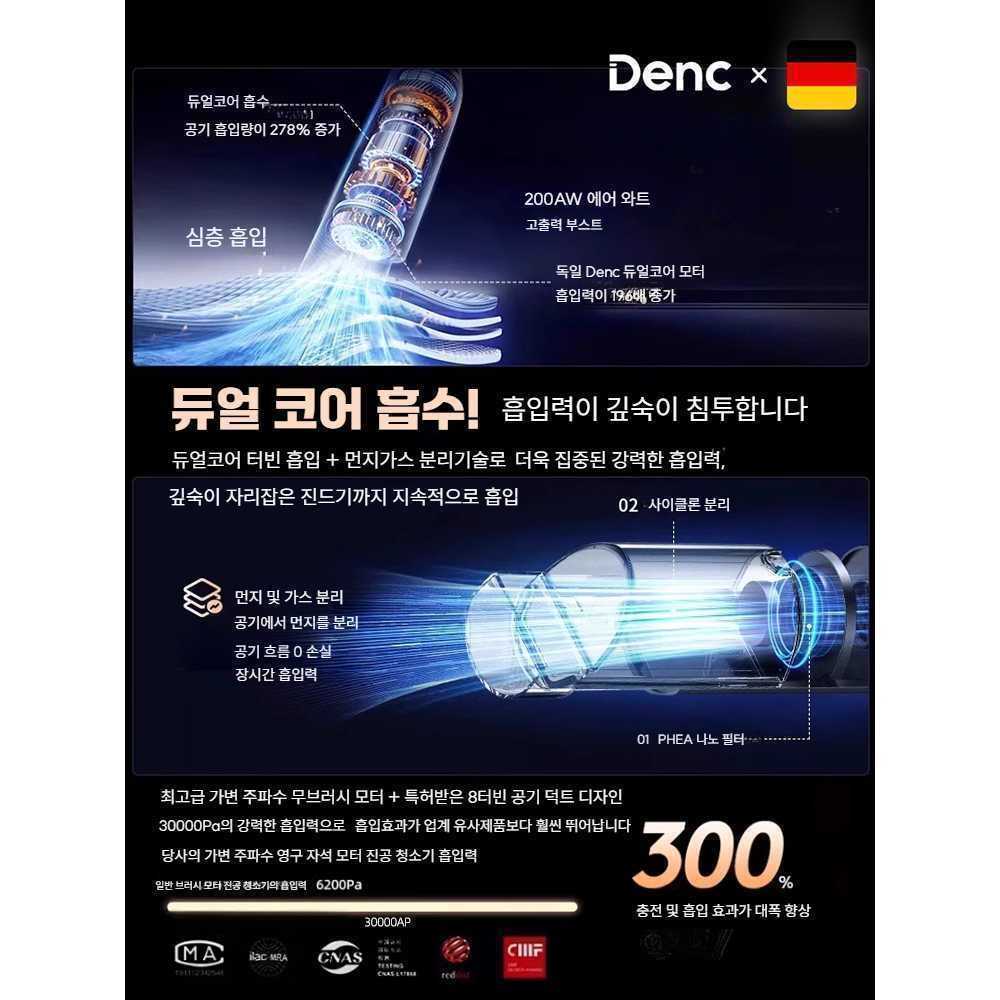J2K 진공 청소기 가정용 대형 바닥 흡입력 청소 기계 무선 기본-단일 흡입 기본 이미지 6