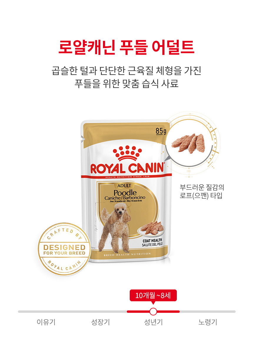 로얄캐닌 견종별 습식 푸들, 85g, 12개 - 상세 이미지 3