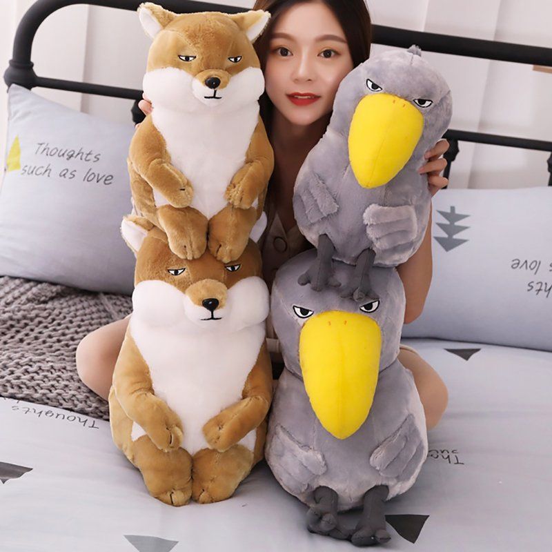 여우 인형 슈빌 귀여운 애착 인테리어 장식 동물 선물 - 상세 이미지 5