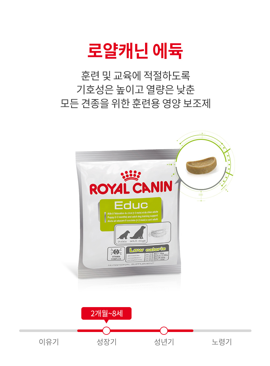 로얄캐닌 독 에듁 1박스 (50G X 30개입) - 상세 이미지 5
