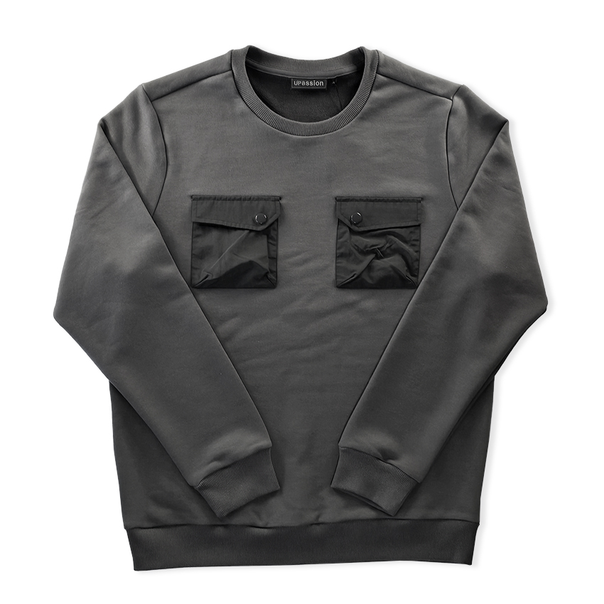 엑스코아 남자 맨투맨 티셔츠 긴팔 포켓 면티 남성 봄 가을 옷 선물 롱슬리브 - 상세 이미지 3