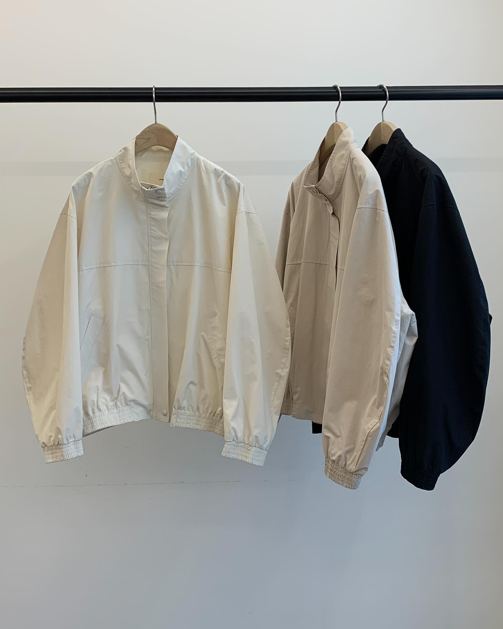 jinsim 진심 비아트 점퍼 하이넥 코튼 루즈핏 바람막이 블루종 jp (3 color) 상세 이미지 40
