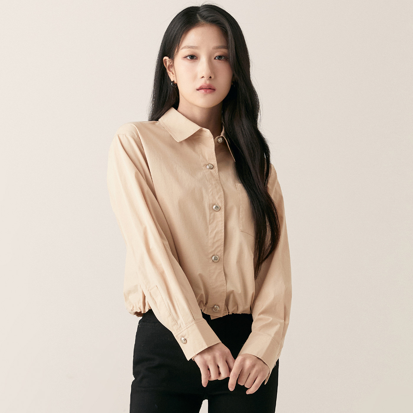 로엠 밴딩 셔츠 RMYWF23R16 - 상세 이미지 2