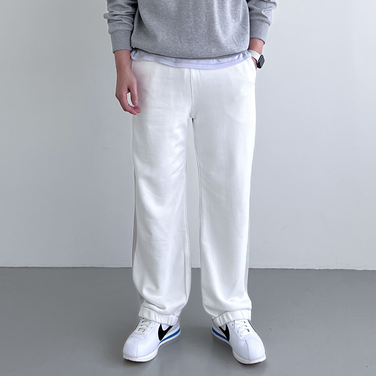 남자와이드트레이닝팬츠 벌룬팬츠 스웻팬츠 남자통바지 - 상세 이미지 3