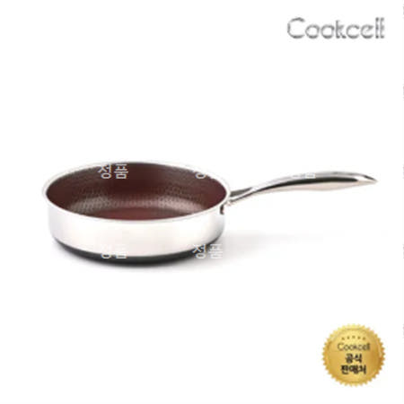 [Cookcell] 쿡셀 통3중 더블 세라믹 코팅 루비에디션 IH 소테팬 24cm / 품번 03029