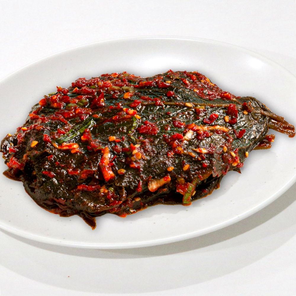 양념 깻잎 장아찌 무침 대용량 가정용 업소용 식당 삭힌 깻잎지 도매 2kg, 1개 - 메인 이미지