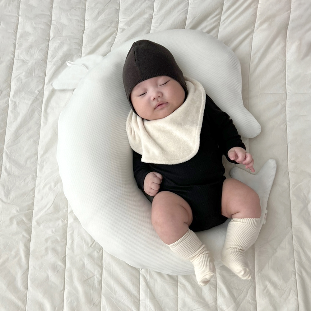 헤헤 돌고래 아기 옆잠 베개 졸업 신생아 바디필로우 짱구 두상 모로반사 태열 통잠