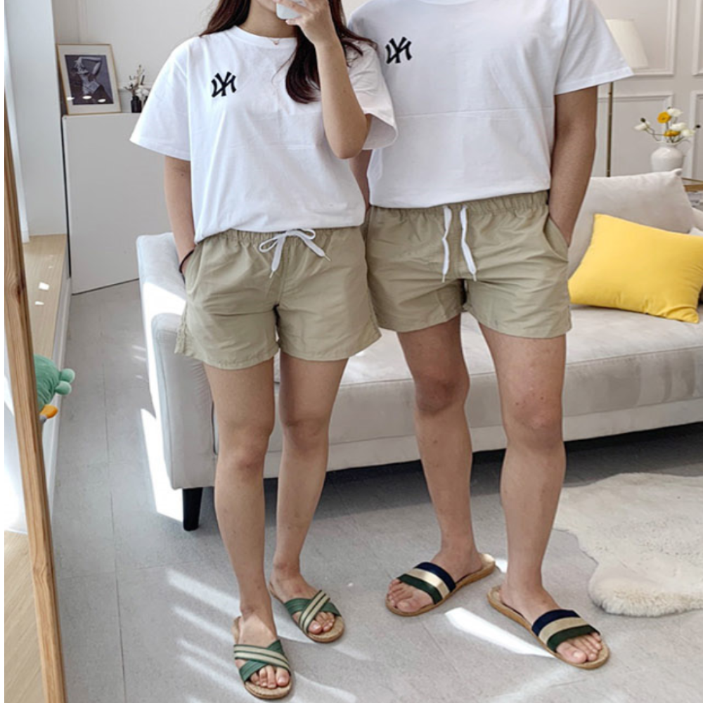 스티아즈 남자 반바지 시원한 여름 밴딩 데일리 쇼츠 커플 여성 트레이닝 운동복 펀한 바지 - 상세 이미지 2