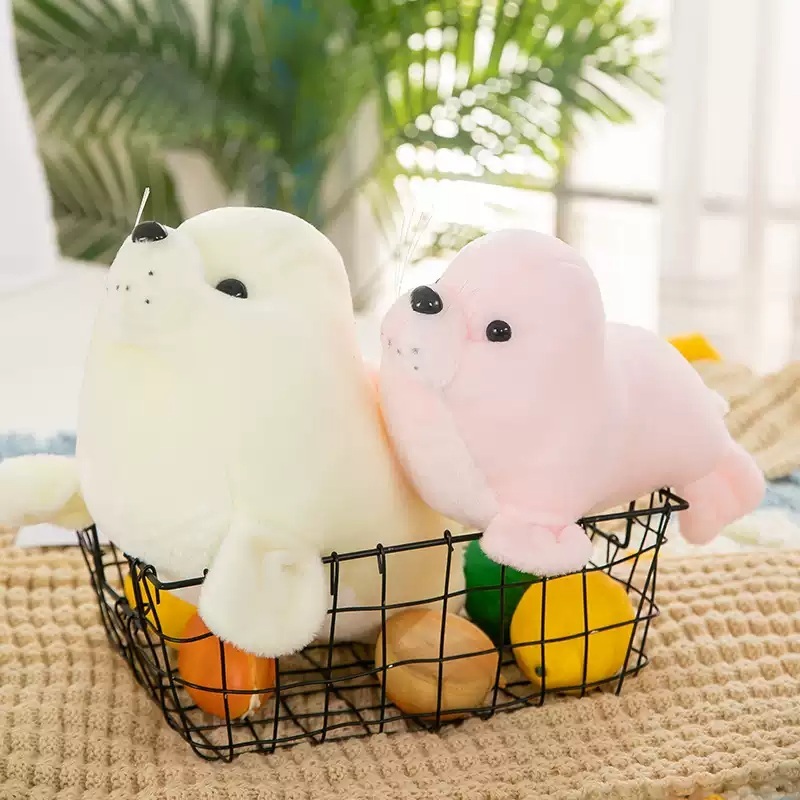 하프물범인형 쿠션 물범 동물 베개 수면 모찌 대형 애착인형 안고자는 귀여운 - 상세 이미지 4