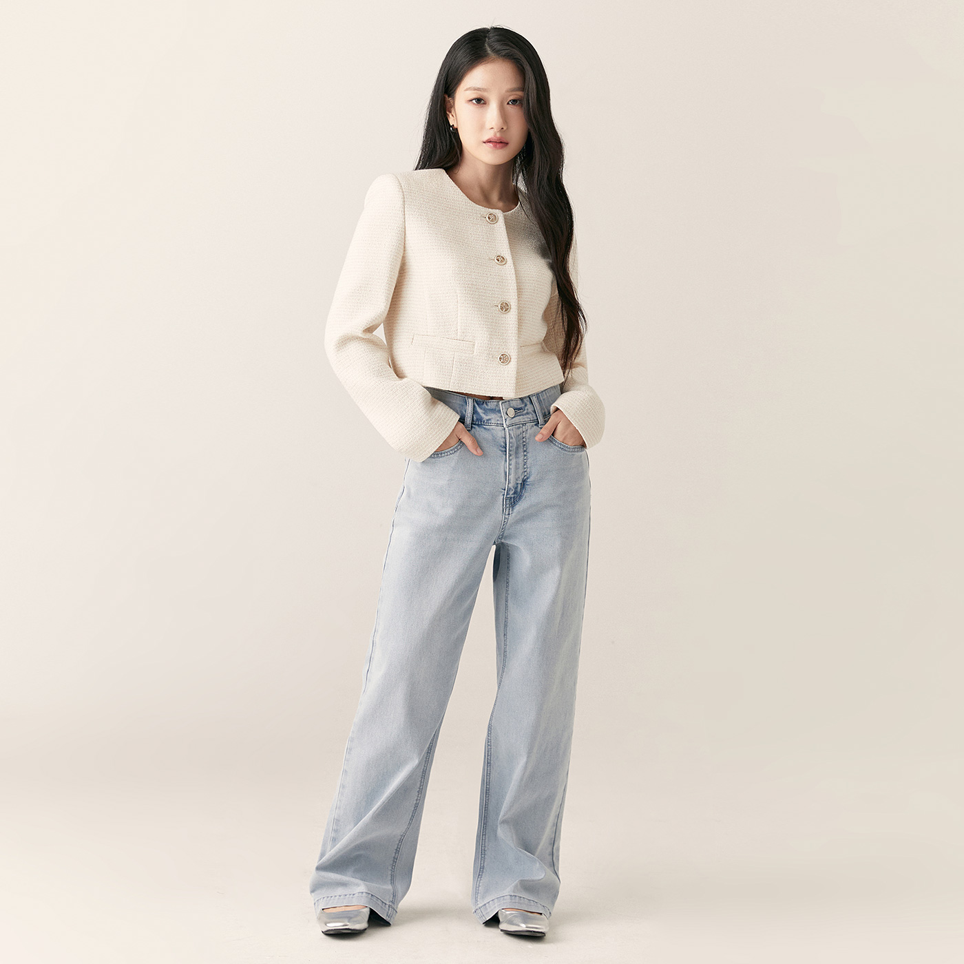 [Fit-me] 로엠 스트레이트 데님 RMTJF24G05 - 상세 이미지 2