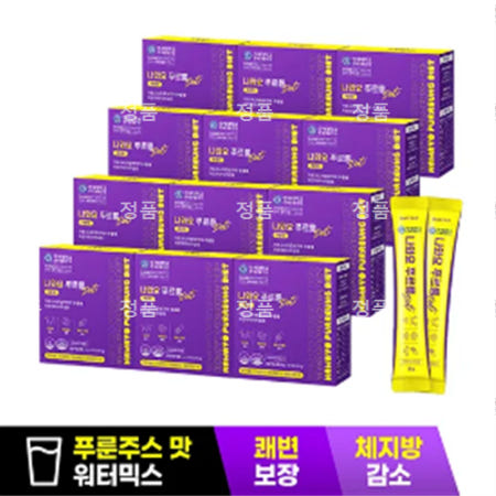 연세생활건강 나와요 푸르릉 다이어트 12박스 푸룬주스맛 워터믹스 쾌변 체지방감소 탄수화물컷