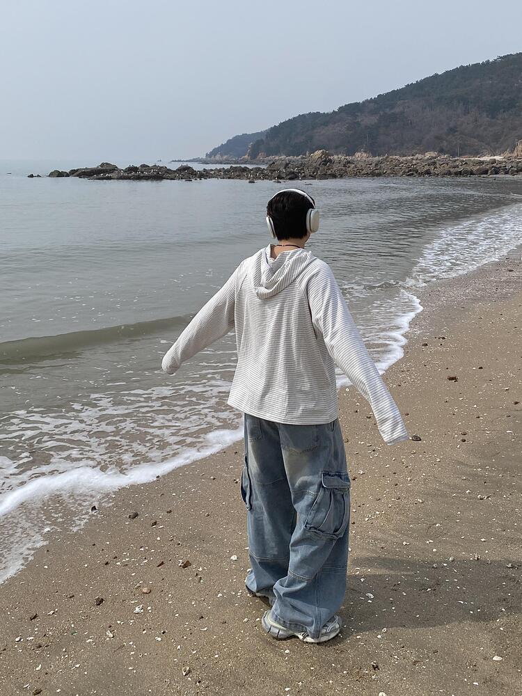 코지 워싱 데님 카고팬츠 (3C / 흑청 진청 연청) : 에스에스룸 SSROOM