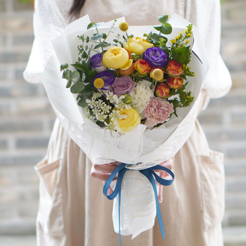 졸업식 꽃다발 축하 생일 기념일 승진 생화 꽃선물 꽃배달 생화택배 - 상세 이미지 5