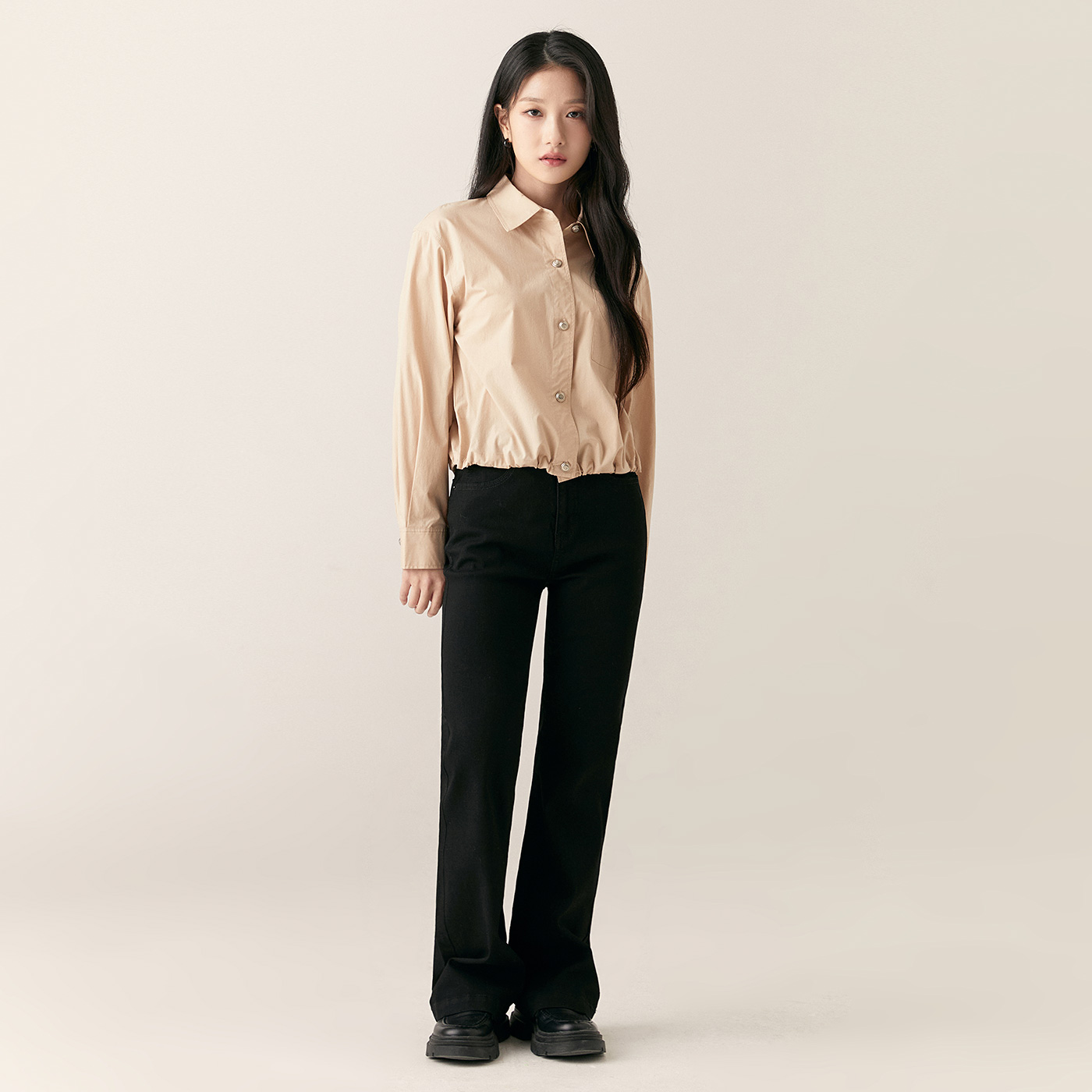 [Fit me] 로엠 롱 부츠컷 데님 RMTJF24G03 - 상세 이미지 3