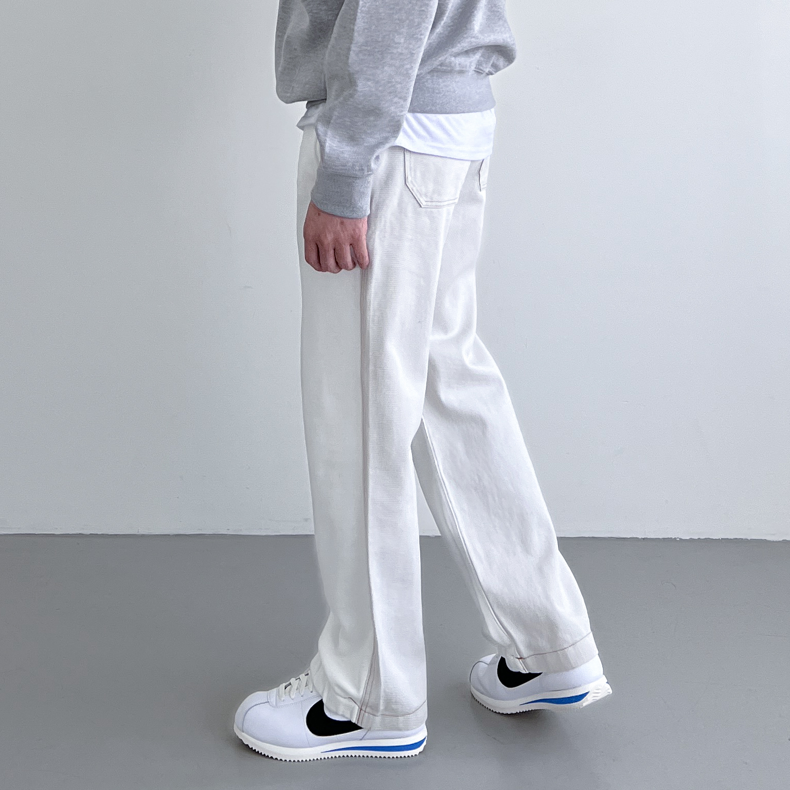 남자와이드트레이닝팬츠 벌룬팬츠 스웻팬츠 남자통바지 - 상세 이미지 5