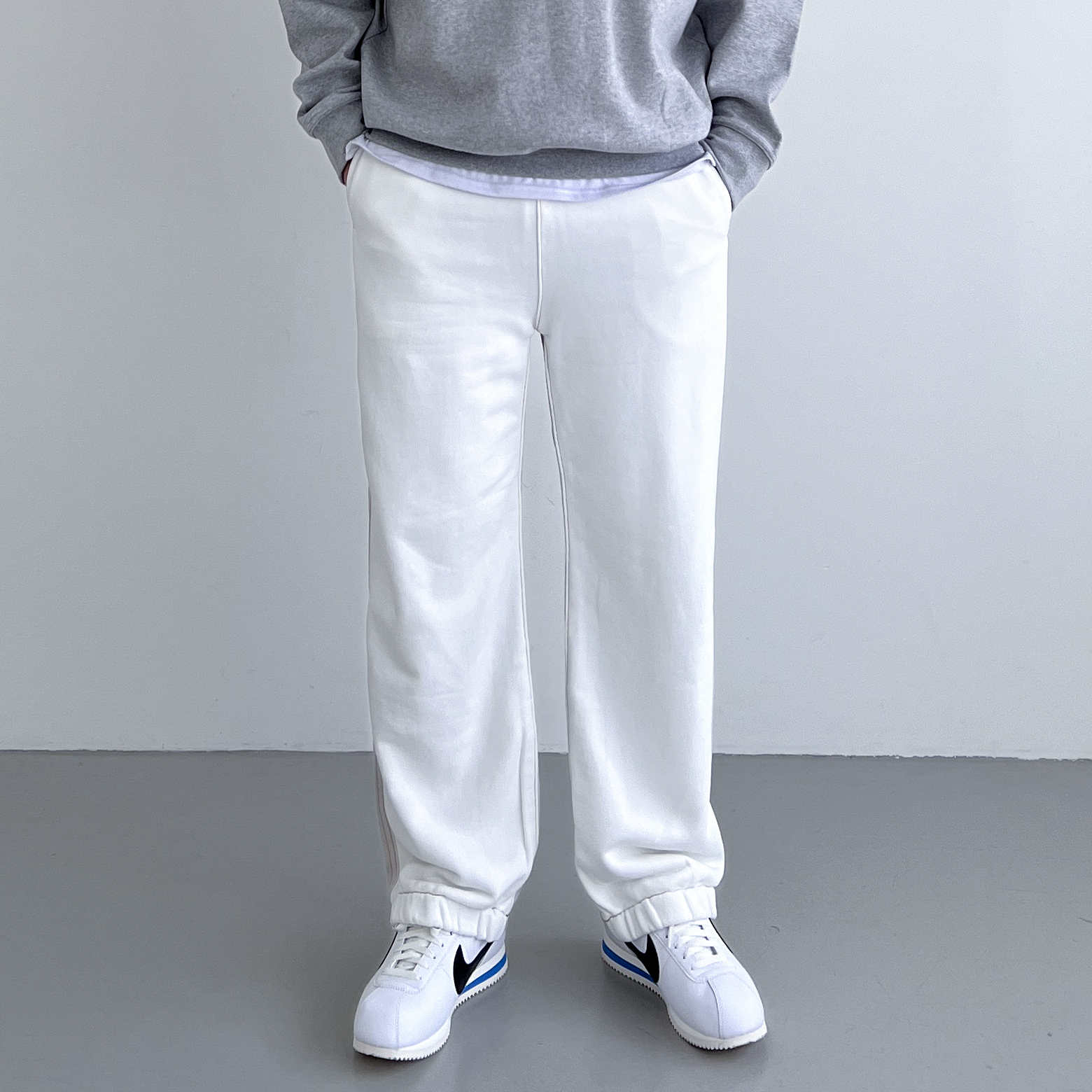남자와이드트레이닝팬츠 벌룬팬츠 스웻팬츠 남자통바지 - 상세 이미지 2