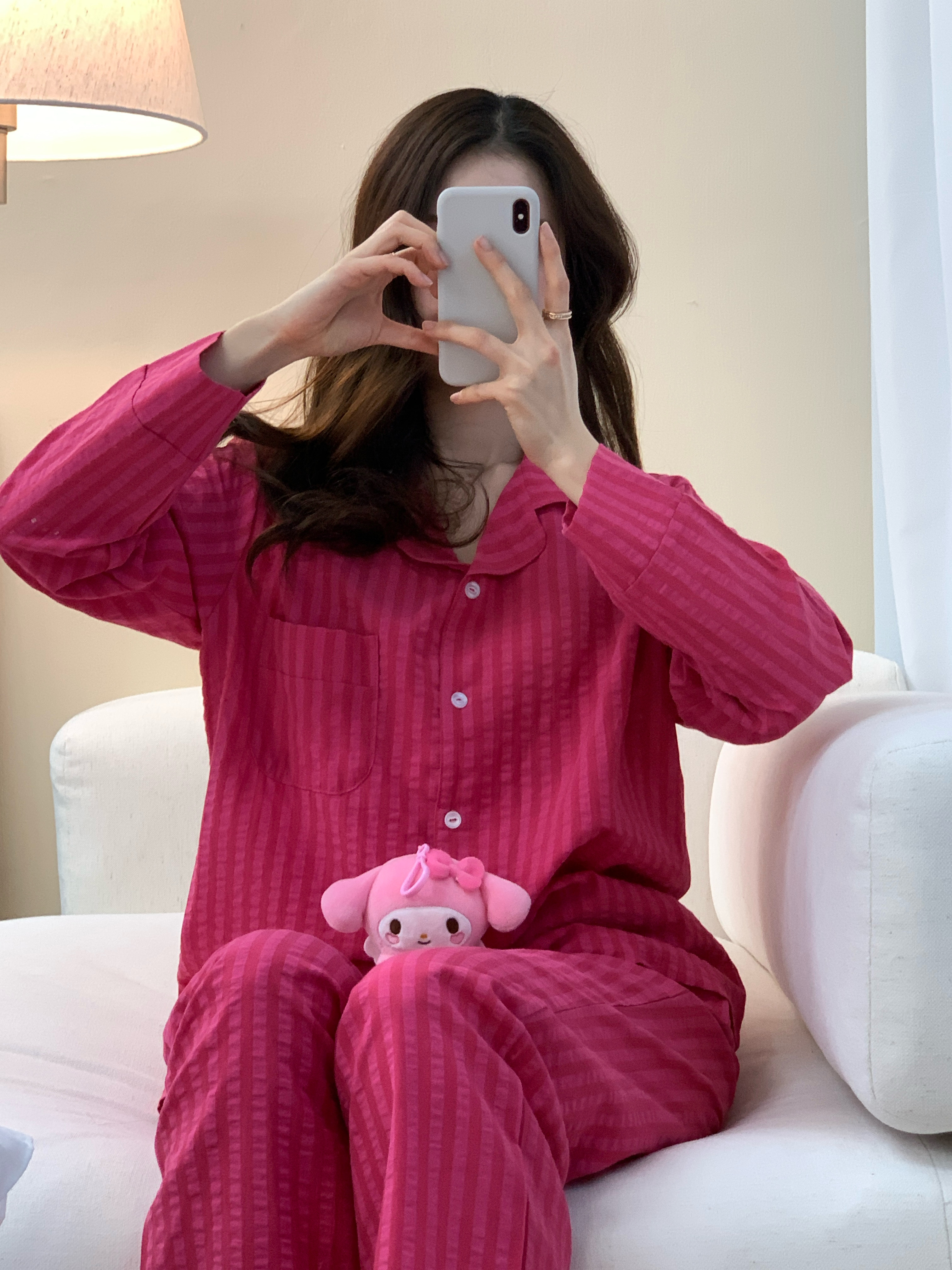 🎀[당일할인중,4사이즈]🎀 마이 프레셔스 제작 파자마세트 커플잠옷 빅사이즈 상세 이미지 21