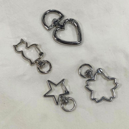 중국OEM 하트 D고리 D링 개고리 키링 고리 가방 악세사리 부자재 링 만들기 제작 재료 O링