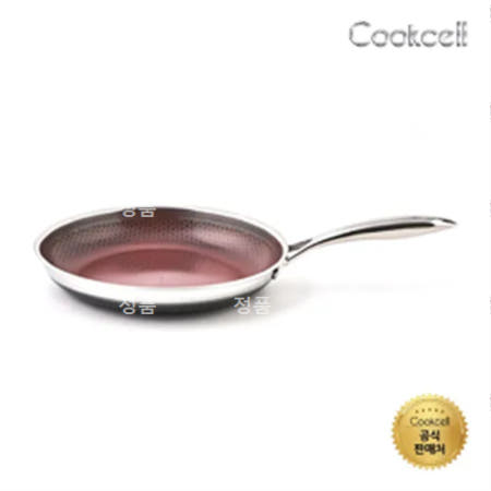 [Cookcell] 쿡셀 통3중 더블 세라믹 코팅 루비에디션 IH 궁중팬 28cm