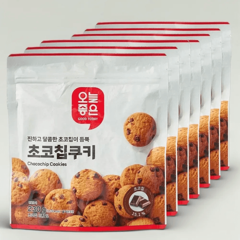 오늘좋은 초코칩쿠키 x7개 달콤한 간식 : 홀리카인