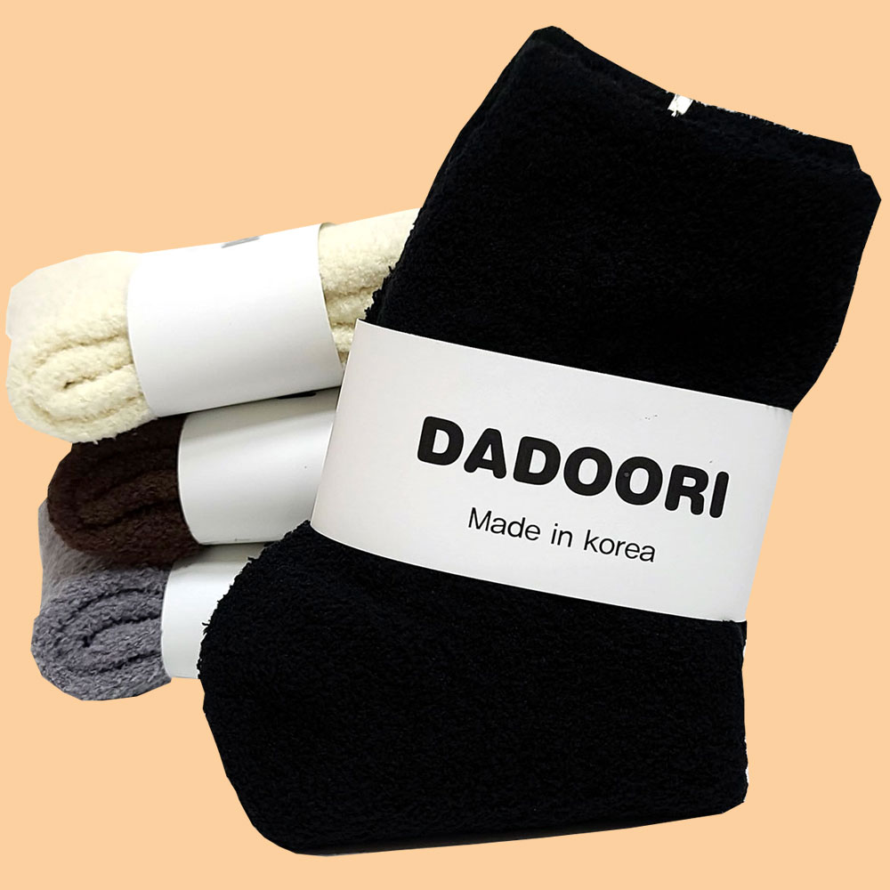 다두리 무압박 4켤레 수면양말 여성 사계절용