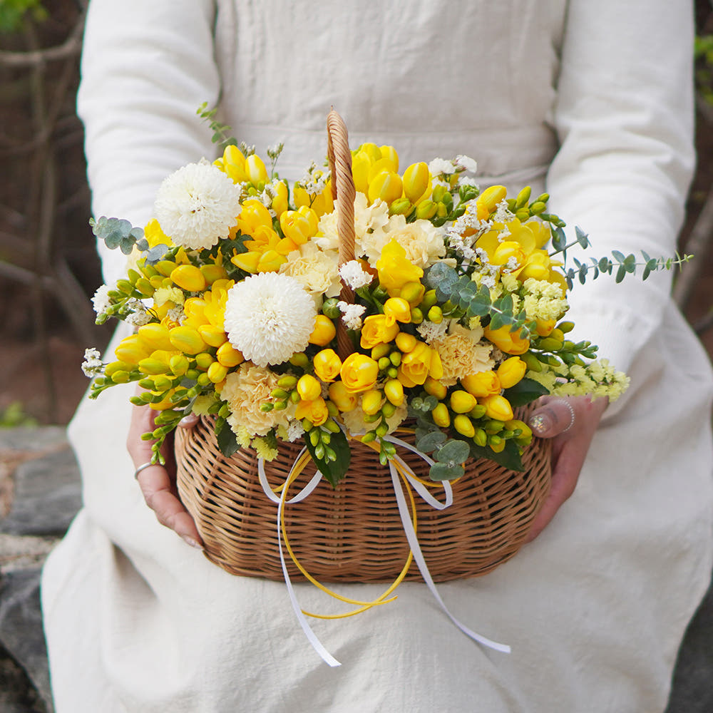 꽃바구니 생일 꽃다발 축하 선물 기념일 꽃배달 생화택배 이미지 2