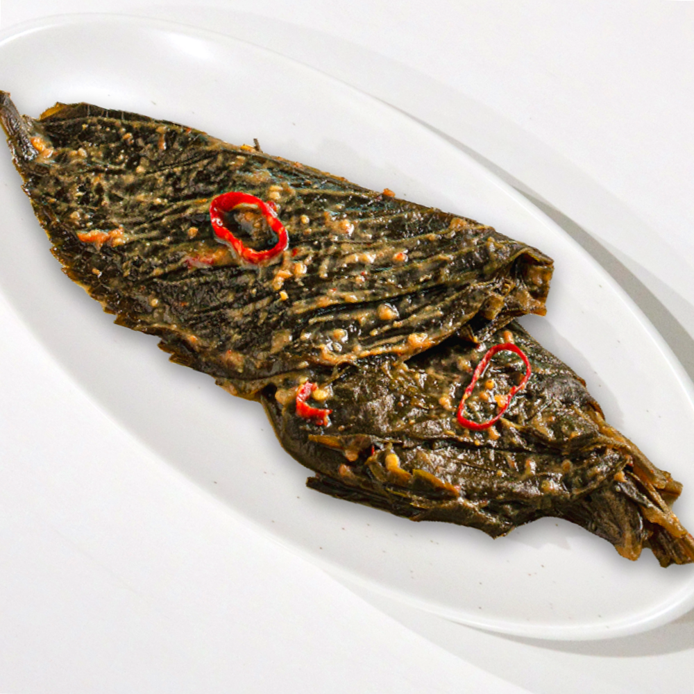 된장 깻잎 장아찌 대용량 가정용 업소용 식당 도매 삭힌 절임 깻잎지 무침 4kg, 1개 - 메인 이미지