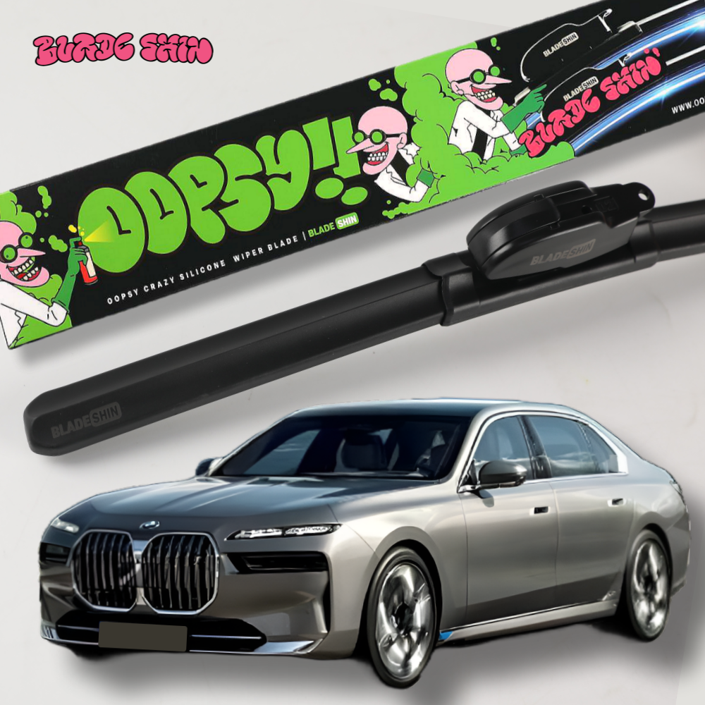 블레이드신 bmw i7 발수코팅 실리콘 자동차 와이퍼 운전석650mm/7번 - 메인 이미지