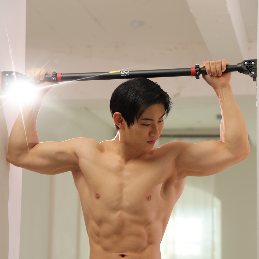 인피니티 풀업바 철봉 가정용 문틀 풀업바 턱걸이 실내 운동 기구 홈 방문 상품 이미지