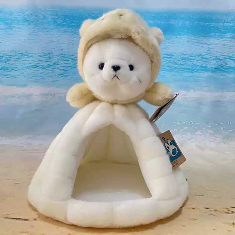 하프물범인형 물개 모찌 베개 물범 애착인형 귀여운 동물 안고자는 대형 쿠션