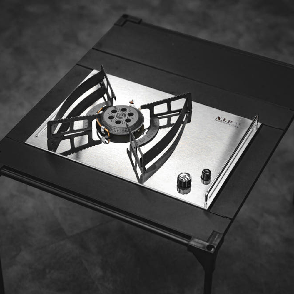 N.I.P 파워플레이트 No6 실버(블랙가방) 플랫버너 IGT강염