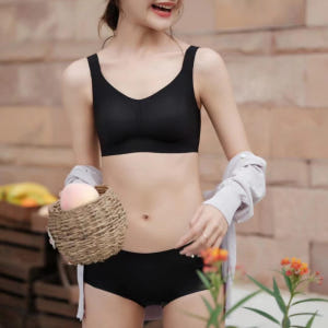 가슴작아보이는브라 여름 일체형심리스 노패드 얇은 작아지는 시원한 쿨 냉감... 착용 후기 | 사이즈/핏 총정리 - 상품 이미지 2