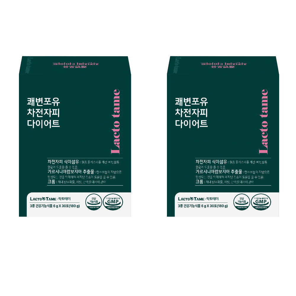 쾌변포유 차전자피 체지방 감소 다이어트 활력 크롬 추가 기능성 30포 2세트 - 상품 이미지