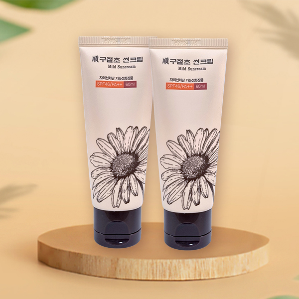 들꽃잠 썬크림 구절초 저자극 60ml, 2개