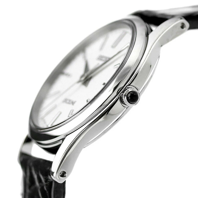 세이코 SEIKO 돌체앤엑셀린 여자 가죽 손목 시계 SWDL209 블랙 - 상세 이미지 2