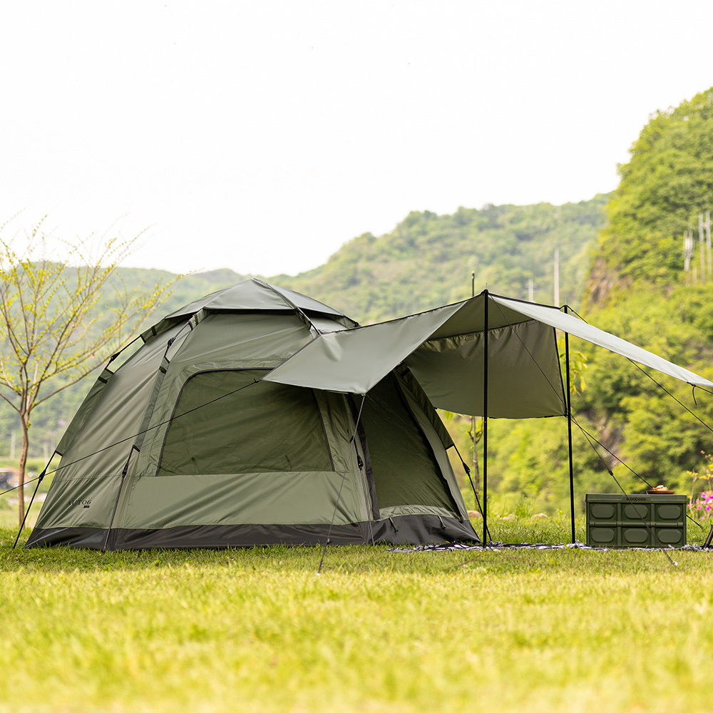 패스트캠프 오페라반타 플러스 원터치 텐트 자동 돔 그늘막 카키