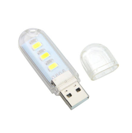 휴대용 미니 USB 조명 스탠드 화이트 노트북 보조배터리 독서등 호환 LED 라이트