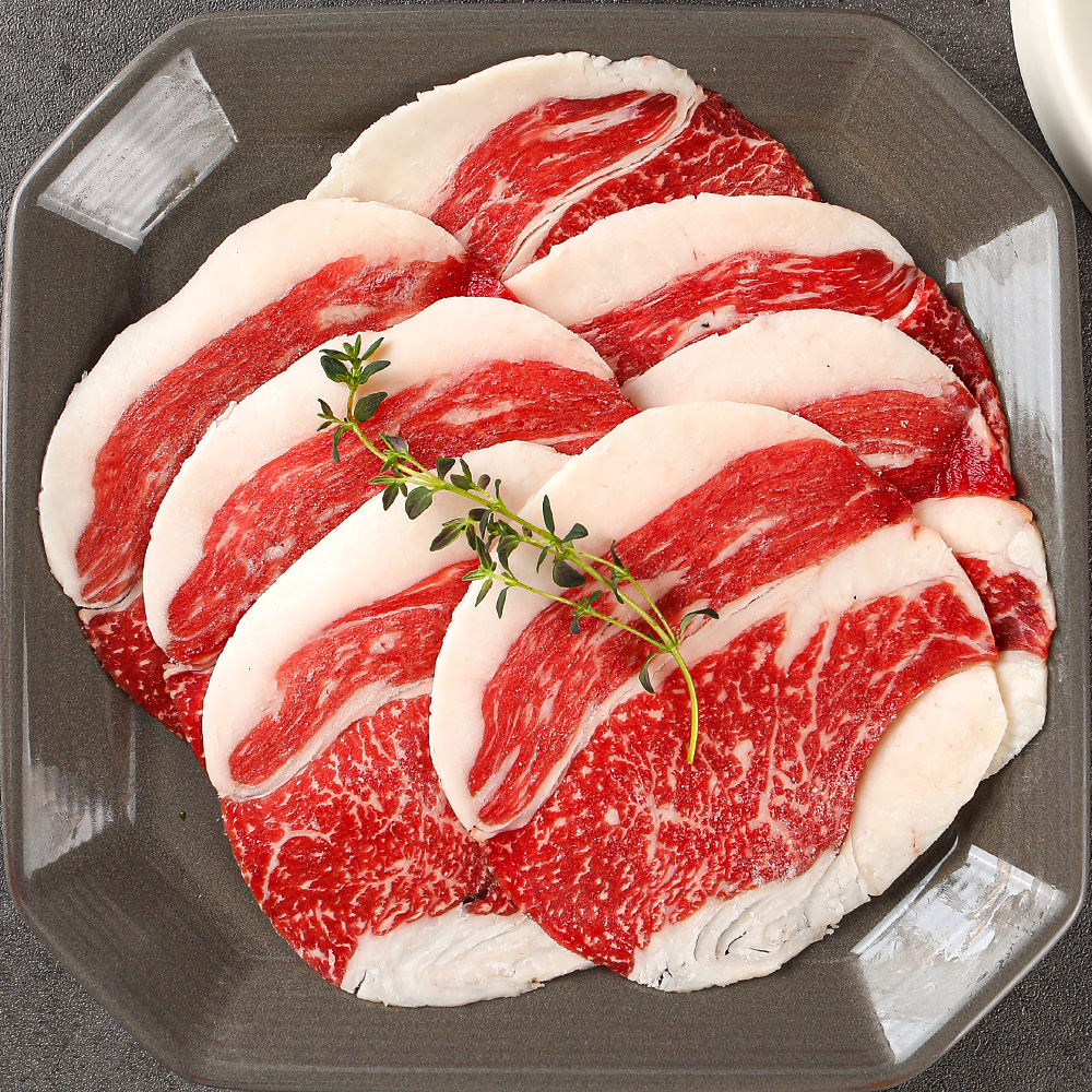 대명축산식품 미국산 차돌박이 600g (200g x 3팩) 구이용 샤브샤브 : 대명축산식품