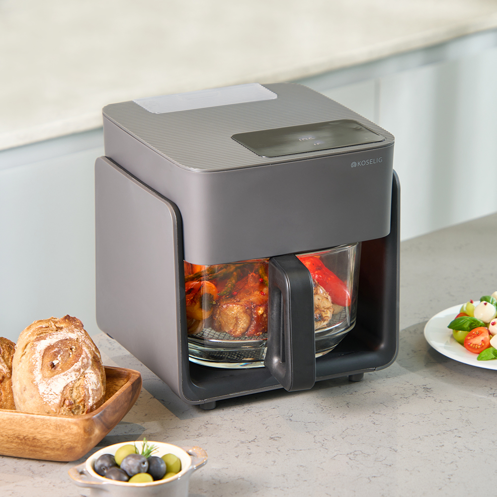 코슬리 코슬리 PAF-4210BSD-1A 글라스 스팀 에어프라이어 4.2L 대용량