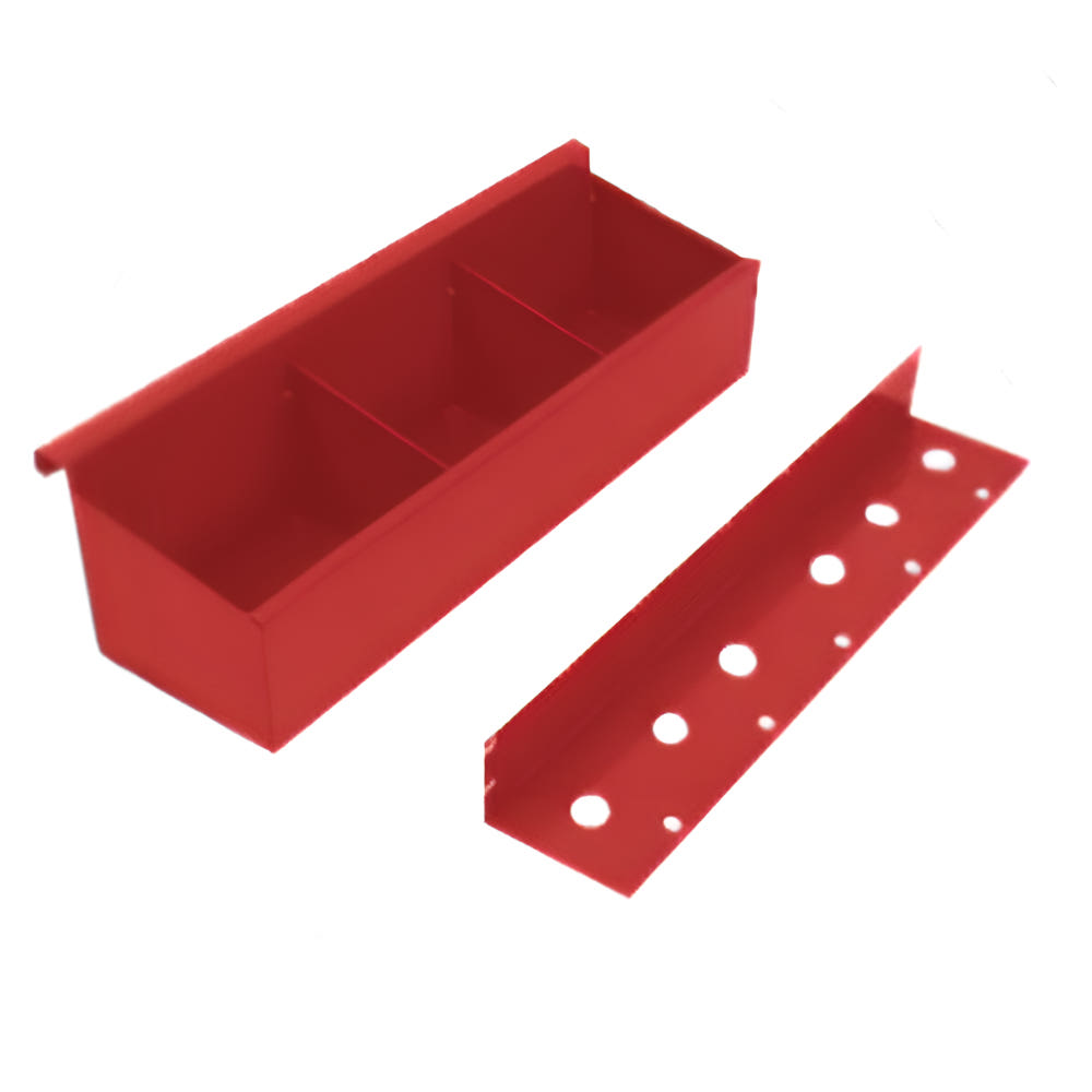솔리드 이동식공구함 작업대용 거치형 추가 트레이 2종 1set 레드 - 상품 이미지