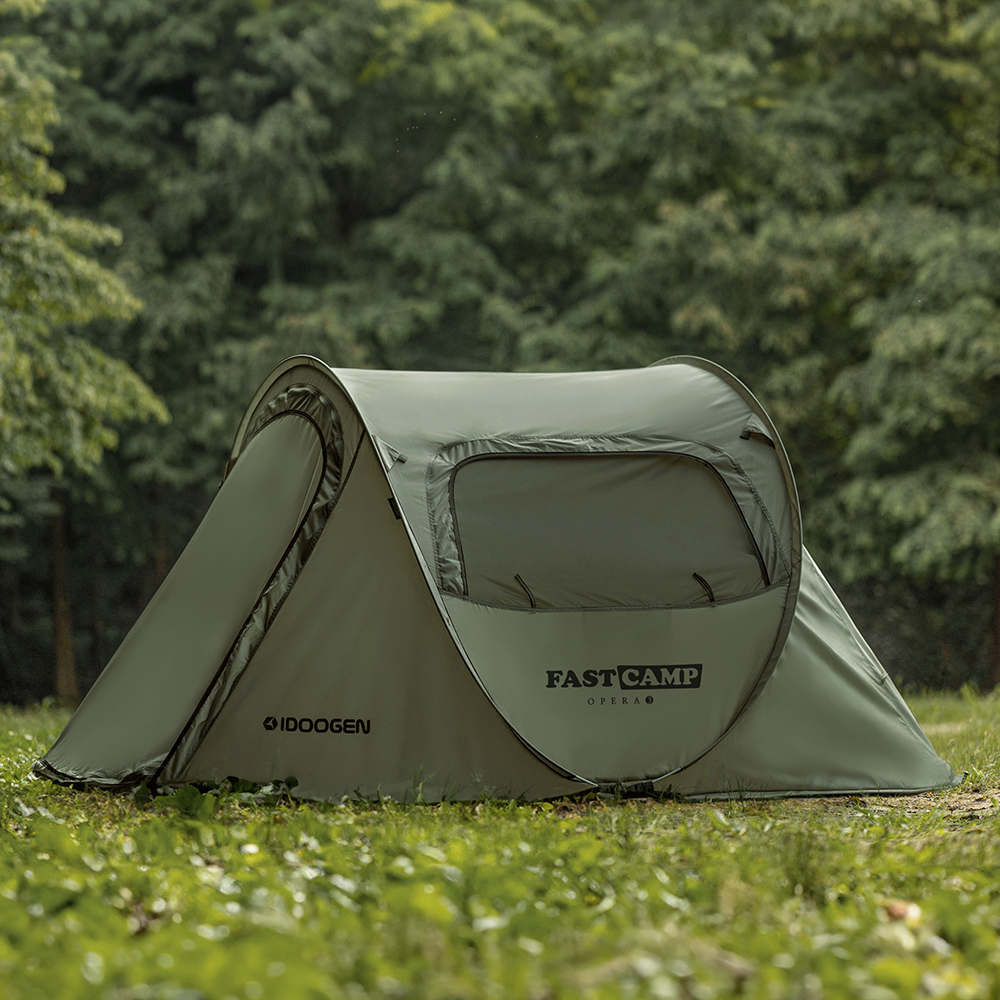 패스트캠프 오페라3 원터치 텐트 팝업 돔 그늘막 카키