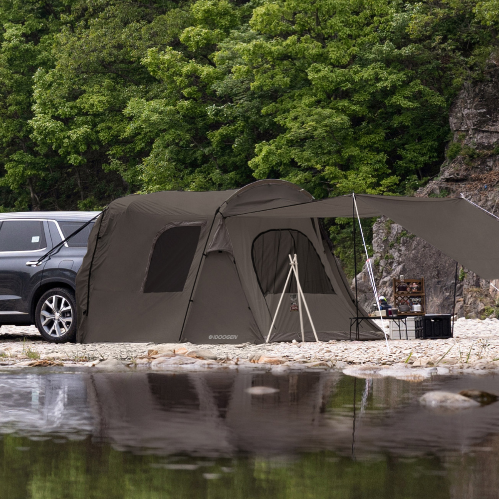 아이두젠 A3 차박 텐트 도킹 카 차량용 쉘터 매트브라운