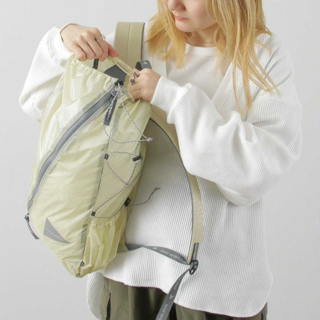앤드원더 and wonder sil daypack 실 데이팩 백팩 가방 배낭 4컬러 - 상세 이미지 4