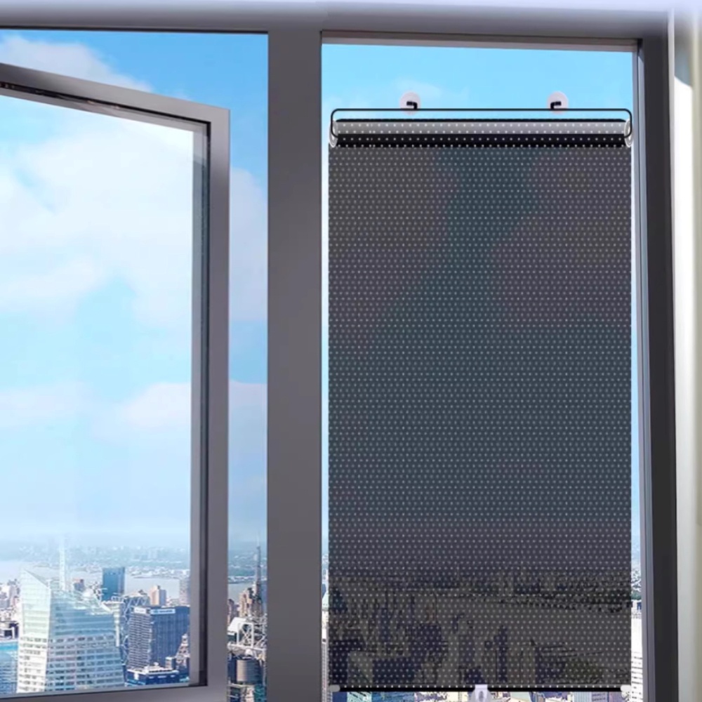 붙이는 블라인드 창문햇빛가리개 거실 주방 사무실 베란다 빛차단 셀프 탑다운 블라인드 S