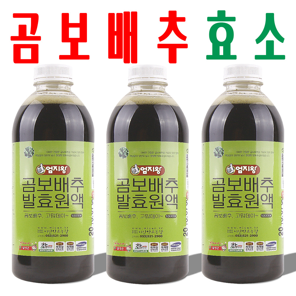 곰보배추발효액/ 곰보배추효소/ 지하 청정수 깨끗한 재배 배암차즈기/ 2+1이벤트/ 3병 - 메인 이미지
