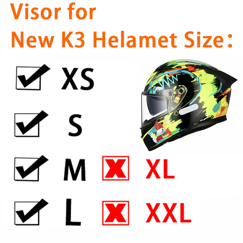 AGV K3 E2206 GT-6 쉴드 호환 실드 - 상세 이미지 2